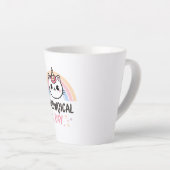 Have a "Meowgical Day" Cat Unicorn Milchtasse (Rechte Ecke)