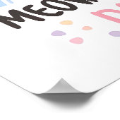 Have a "Meowgical Day" Cat Unicorn Poster (Ecke)