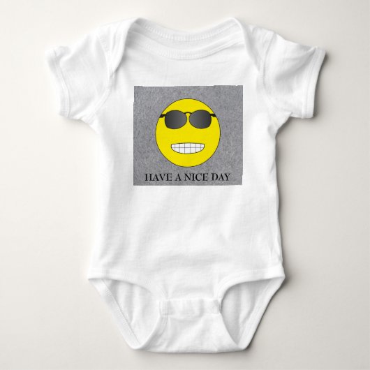 Have a nice day baby strampler (Vorderseite)