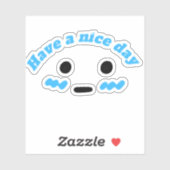 Have a Nice Day Cute Sticker (Blatt)