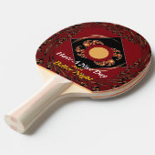 "Have a Nice Day" Energy Table Tennis Gear: Vibran Tischtennis Schläger (Vorderseite)