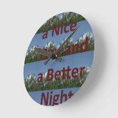 Have a nice day.png runde wanduhr (Winkel)