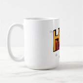 "Have a Nice Day" Retro Colorful Coffee Mug Kaffeetasse (Links)
