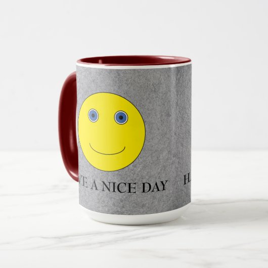 Have a nice day tasse (Vorderseite Links)