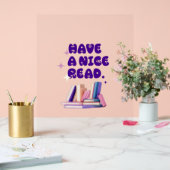 Have A nice Read Acrylschild (Hochzeit)