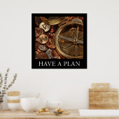 Have A Plan Poster (Küche)