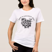 Have a succulent day! Tri-Blend shirt (Vorderseite)
