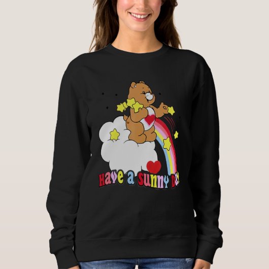 Have A Sunny Day Teddy Bear Rainbow Sweatshirt (Vorderseite)