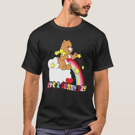 Have A Sunny Day Teddy Bear Rainbow T-Shirt (Vorderseite)