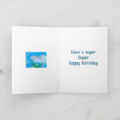 Have A Super Duper Happy Birthday 🎂 Karte (Innenseite)