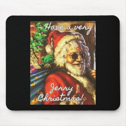 Have A Very Jerry Christmas Garcia Santa Holiday  Mousepad (Vorne)