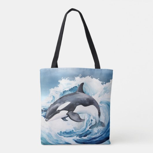"Have a Whale of a Time" Pivotal Idiom with Orca Tasche (Rückseite)