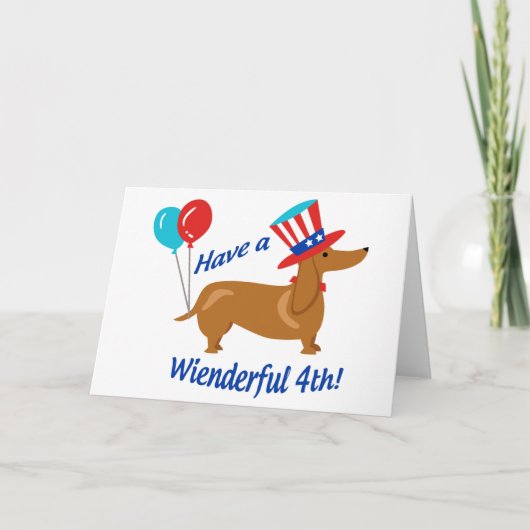 Have a Wienderful 4 Karte (Vorderseite)