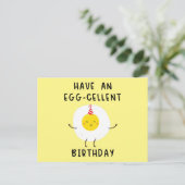 have an eggcells birthday funny birthday postkarte (Stehend Vorderseite)