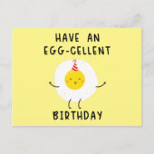 have an eggcells birthday funny birthday postkarte (Vorderseite)