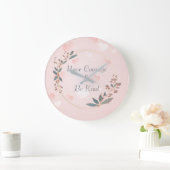 Have Courage And Be Kind Cinderella Große Wanduhr (Zuhause)