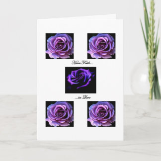 Have Faith in Love Karte