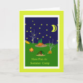 Have Fun At Summer Camp Card Karte (Vorderseite)