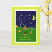 Have Fun At Summer Camp Card Karte (Gelbe Blume)