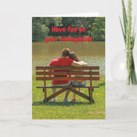 Have fun on your honeymoon. karte (Vorderseite)