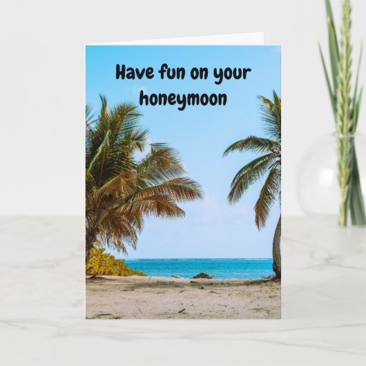 Have fun on your honeymoon. karte (Vorderseite)