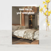 Have fun on your honeymoon. karte (Gelbe Blume)