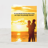 Have fun on your honeymoon. karte (Rückseite)