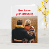 Have fun on your honeymoon. karte (Gelbe Blume)