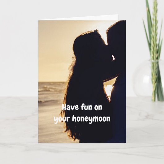 Have fun on your honeymoon. karte (Vorderseite)