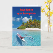 Have fun on your honeymoon. karte (Gelbe Blume)