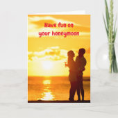 Have fun on your honeymoon. karte (Vorderseite)