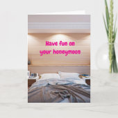 Have fun on your honeymoon. karte (Vorderseite)