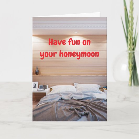 Have fun on your honeymoon. karte (Vorderseite)