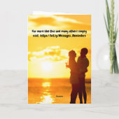 Have fun on your honeymoon. karte (Rückseite)