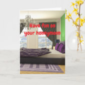 Have fun on your honeymoon. karte (Gelbe Blume)