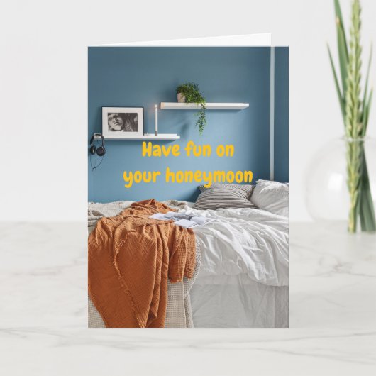 Have fun on your honeymoon. karte (Vorderseite)