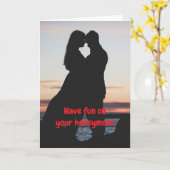 Have fun on your honeymoon. karte (Gelbe Blume)
