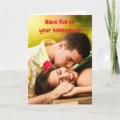 Have fun on your honeymoon. karte (Vorderseite)