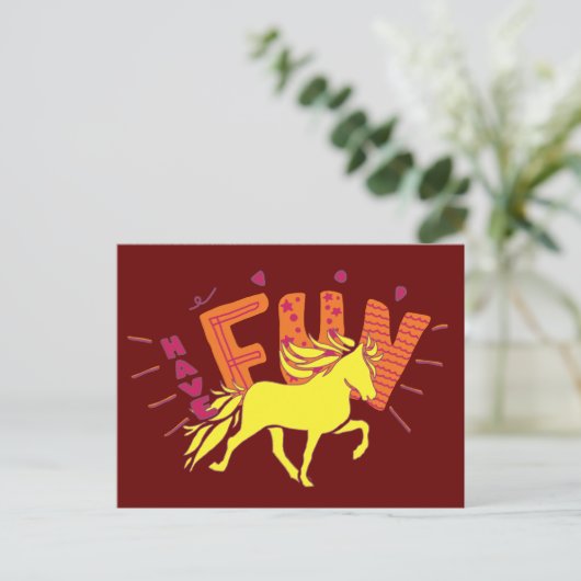 Have FUN Postkarte (Stehend Vorderseite)