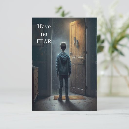 Have no Fear Karte (Stehend Vorderseite)