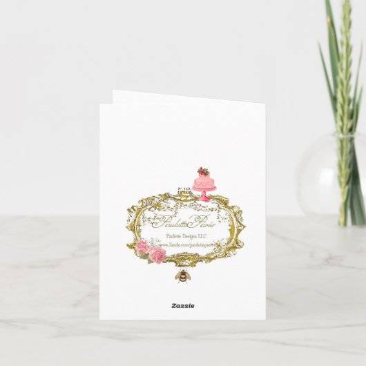 Have Some Cake Birthday or Special Chance Card Karte (Rückseite)