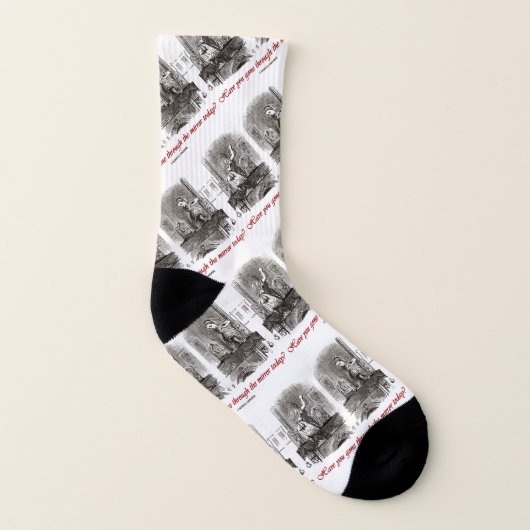 Have You Gone Through The Mirror Today? Wonderland Socken (Links - Innen)
