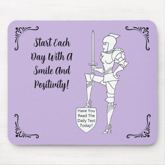 "Have You Read the Daily Text Today?" Mousepad (Vorne)