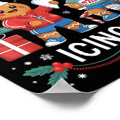 Have You Tried Icing It Funny Gingerbread Christma Poster (Ecke)
