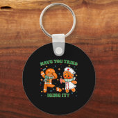 Have You Tried Icing It Funny Gingerbread Rn Nurse Schlüsselanhänger (Vorderseite)