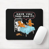 Have You Tried Icing It Gingerbread Nurse Christma Mousepad (Mit Mouse)