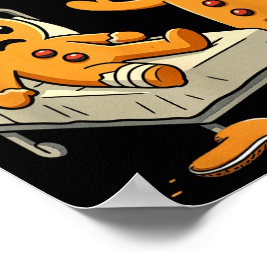 Have You Tried Icing It Gingerbread Nurse Christma Poster (Ecke)