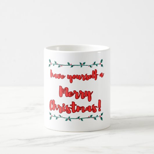 Have Yourself a Merry Christmas Mug: Sip in Festiv Kaffeetasse (Mittel)