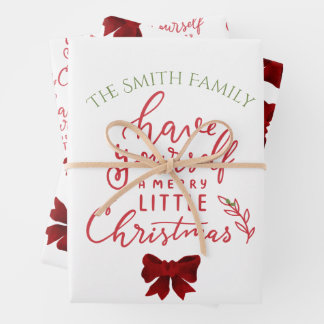 Have Yourself a Merry Little Christmas Holiday Geschenkpapier Set