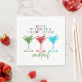 Have Yourself A Merry Little Cocktail Bachelorette Serviette (Beispiel)